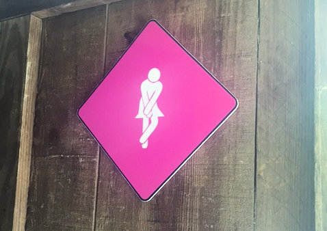 Blog Bathroom Sign