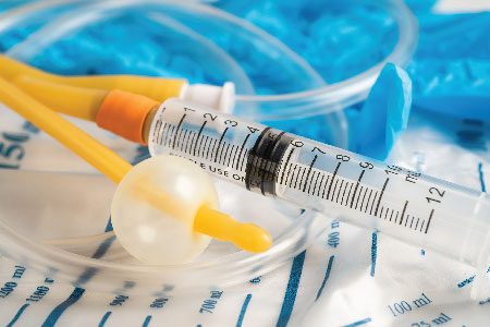 Urinary catheters are a short-term treatment plan for incontinence while Elitone treats the underlying issues.
