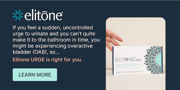 Elitone URGE is perfect for those who can't quite make it to the bathroom in time